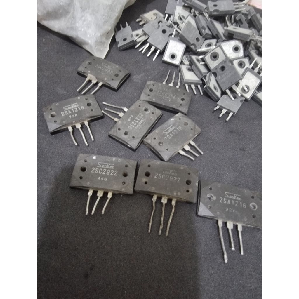 CẶP SanKen A1216 C2922 tháo máy chính hãng Sanken lưng đồng mạ bạc(không bị nam châm hút)