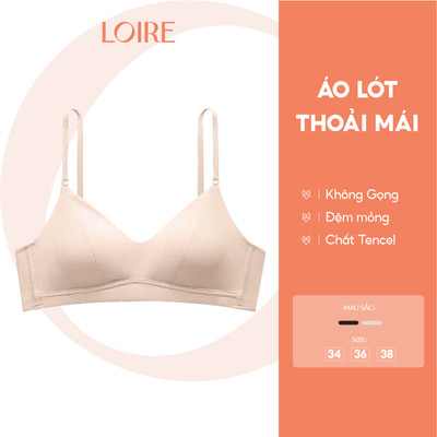 Áo Lót Không Gọng Loire AL250733 Đệm Mỏng Chất Tencel Mỏng Mát