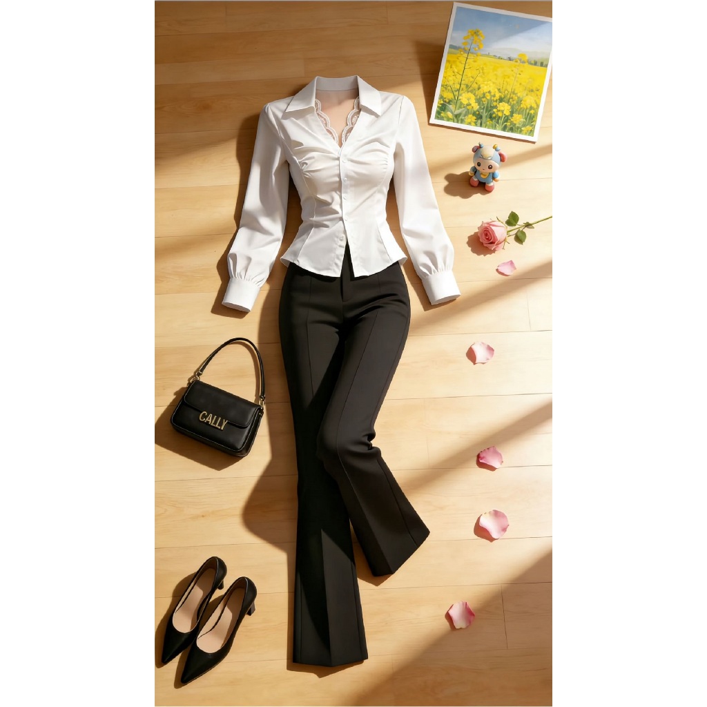 Áo Bigsize Nữ Tú Mỡ Áo Bigsize Thiết Kế Kiểu Sơ Mi Phối Ren Đi Chơi Đi Tiệc Đủ Size 45-80kg AK0407 | BigBuy360 - bigbuy360.vn
