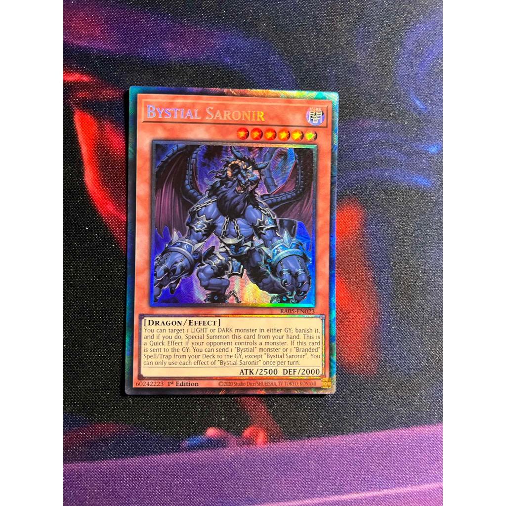 TGT Yugioh thẻ bài Yugioh chính hãng Bystial Saronir RA05-EN023 collector