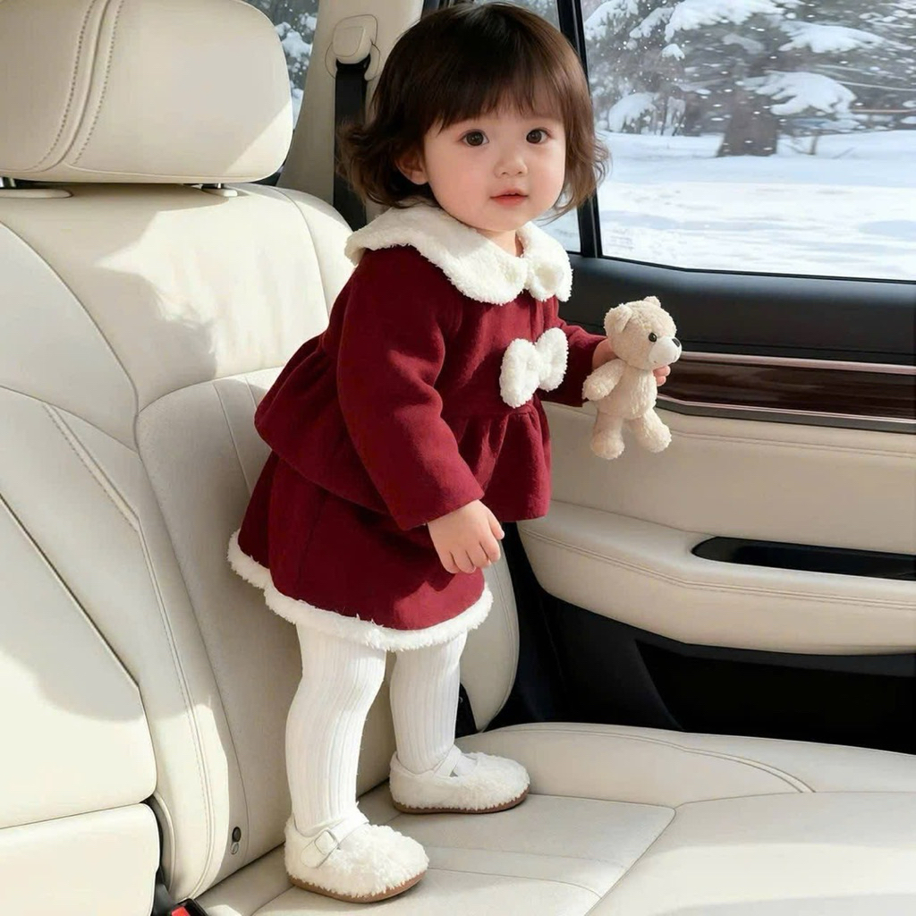8 đến 28kg  set bộ cho bé gái   set ao chân váy dạ cho bé gái