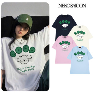 Áo thun tay lỡ form rộng unisex Neko.sg ATL479