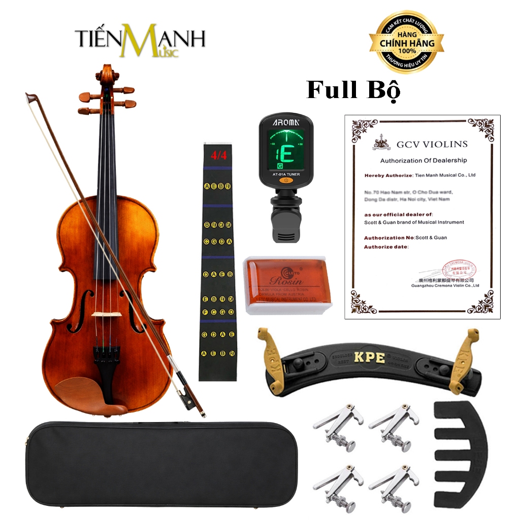 [Chính Hãng] Đàn Violin Scott Cao STV-150 Size 4/4 - Vĩ Cầm, Violon STV150
