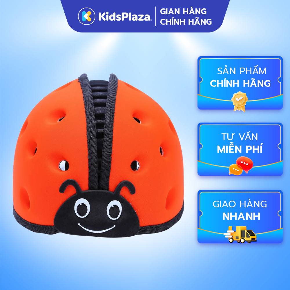 Mũ bảo hiểm trẻ em MumGuard đủ màu cho bé - Cam/Hồng/Xanh/Đỏ - Kidsplaza chính hãng