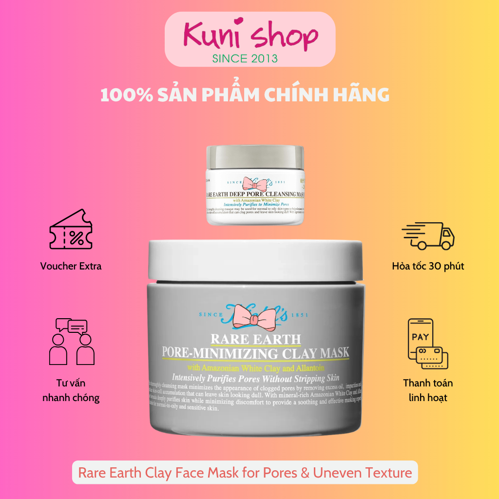 Rare Earth Clay Face Mask for Pores & Uneven Texture
