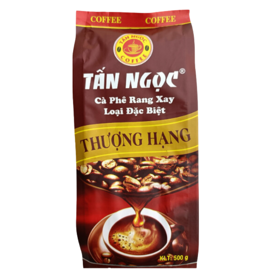 Tấn Ngọc Coffee - Cà Phê Robusta Pha Phin Truyền Thống Gu Mạnh - Pha Cafe Đen, Cafe Sữa, Cafe Muối, 