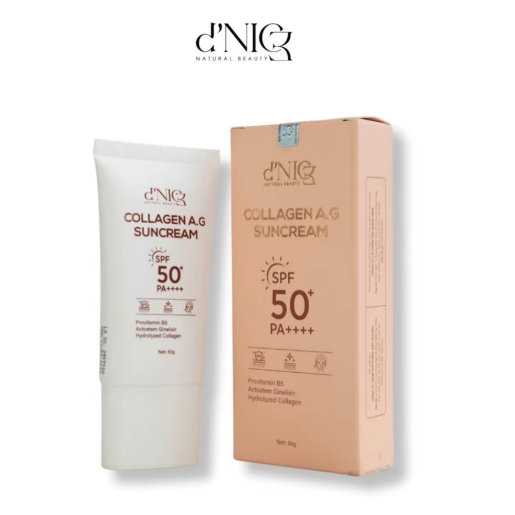 Tặng Ngay Kem chống nắng DNICE Collagen 50g  kem nền, mịn, không trôi