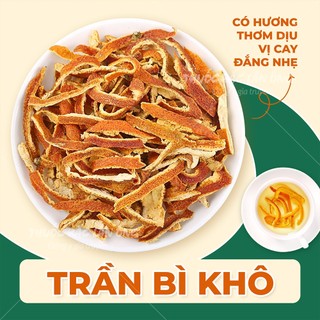 Trần bì 1kg, vỏ quýt, cam sấy khô, thơm, sạch - Lãn Ông