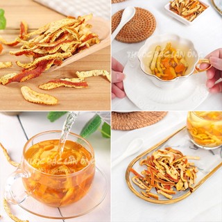 Trần bì 1kg, vỏ quýt, cam sấy khô, thơm, sạch - Lãn Ông
