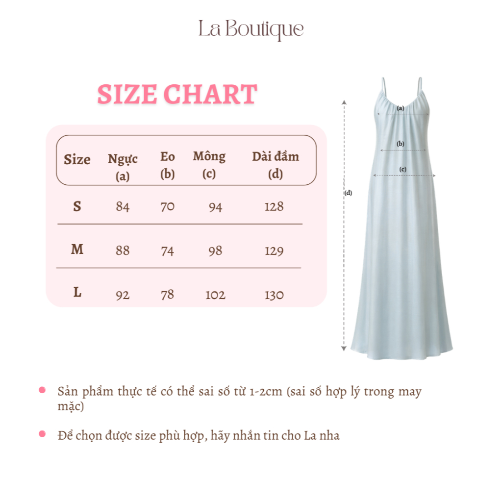 Đầm Maxi Đi Biển La Boutique Kiểu Cổ V Hở Lưng Chất Tơ Hàn Phom Suông Rộng SS26 - DD007-2604LAT | BigBuy360 - bigbuy360.vn