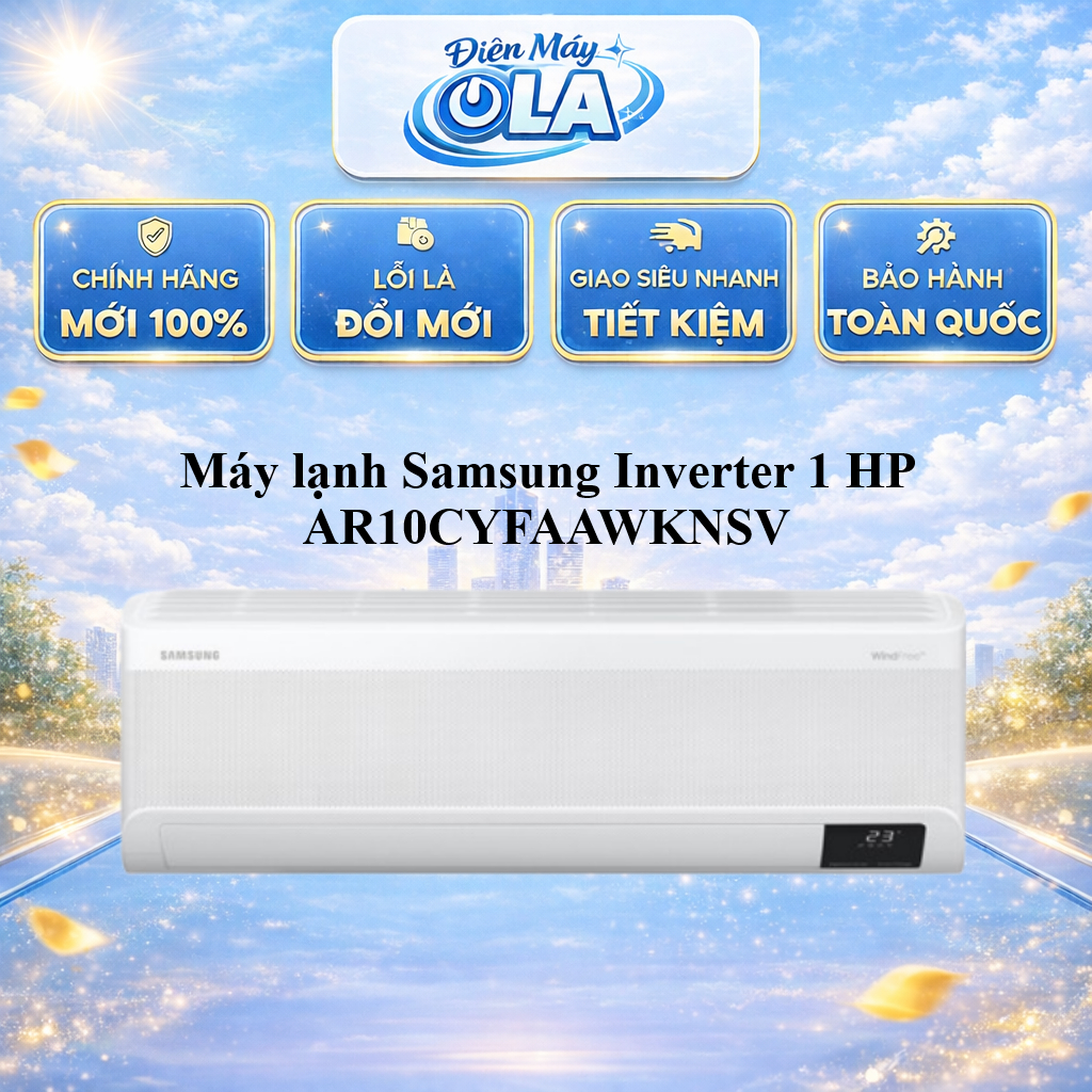 AR10CYFAAWKNSV - Máy lạnh Samsung Inverter 1 HP AR10CYFAAWKNSV GIAO TOÀN QUỐC