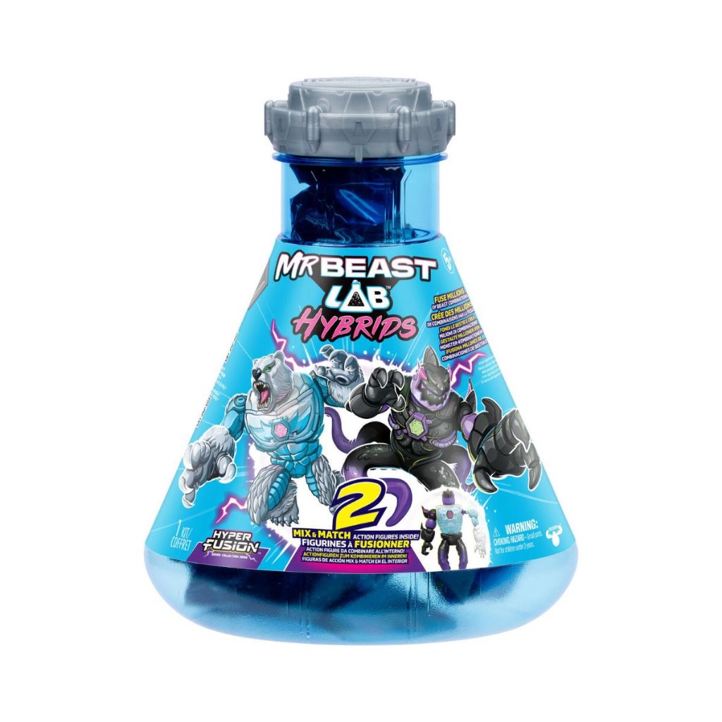 Đồ Chơi Bình Thí Nghiệm Lab Hybrids Wave 2 - 2 Sinh Vật Lai MRBEAST LAB 24906 - Giao Hàng Ngẫu Nhiên