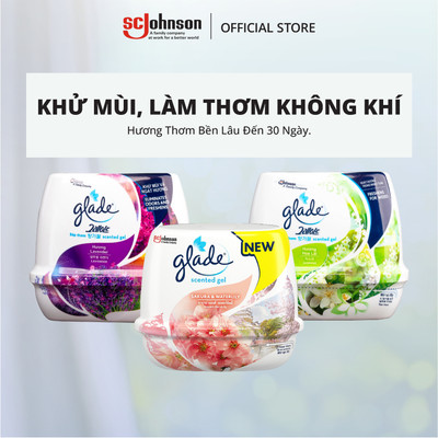 GLADE Combo 2 Sáp Thơm Khử Mùi Lưu Hương Bền Lâu 180g x2