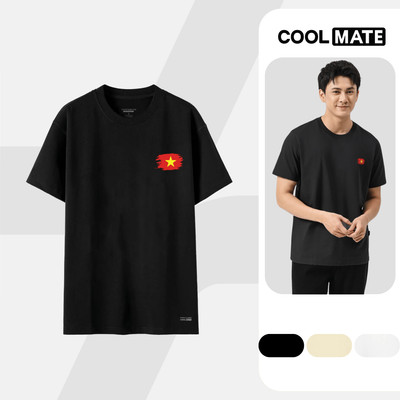 [MUA 2 GIẢM 5%][BST TỰ HÀO VIỆT NAM]Áo thun Cotton Compact in Cờ đỏ Việt Nam - Coolmate