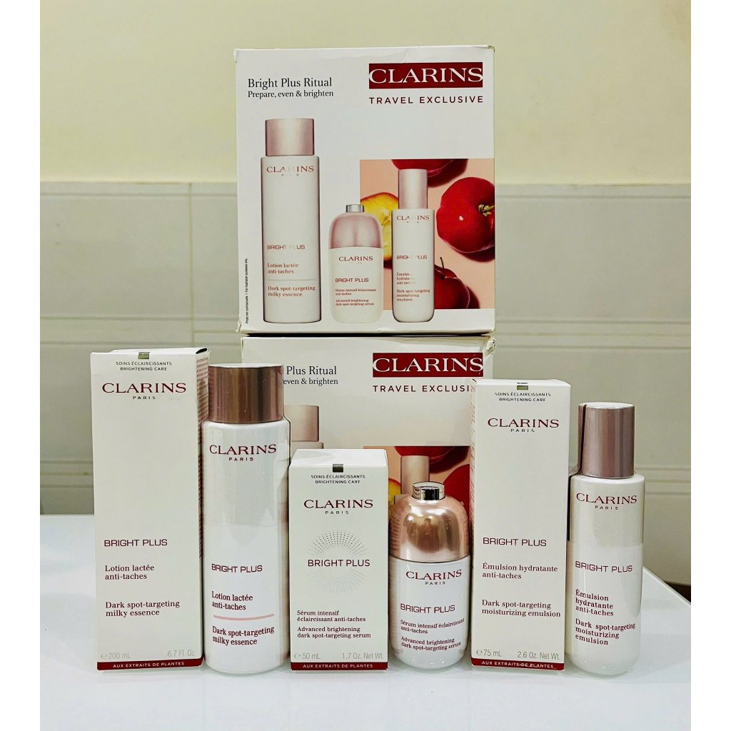 Set 3 món Clarins Bright Plus..