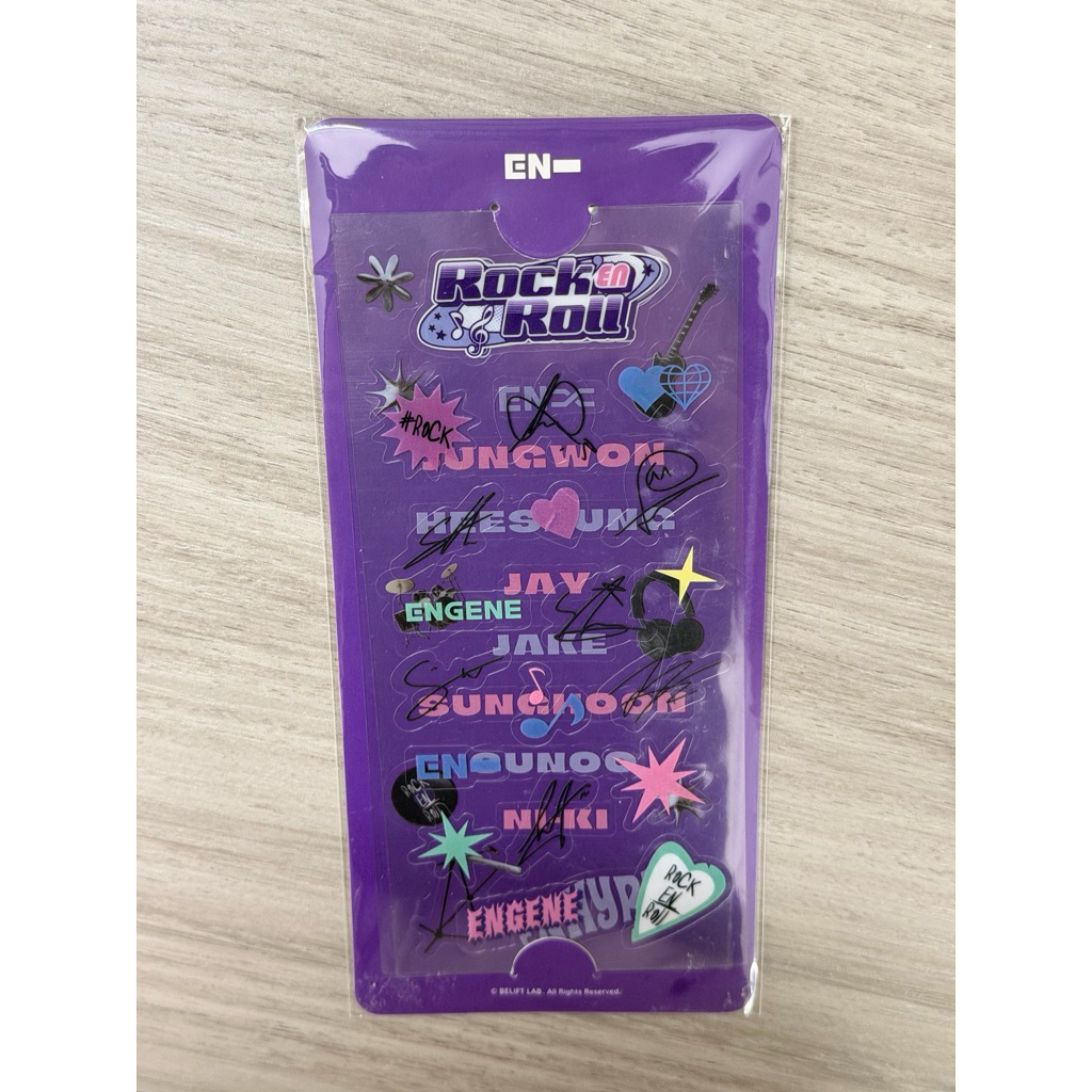 [TÁCH LẺ] Set sticker RocknRoll ENHYPEN Membership