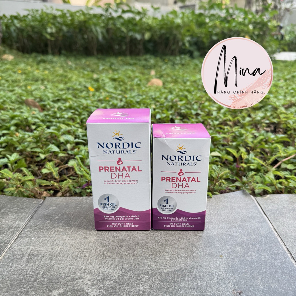 [Hàng Mỹ] DHA Prenatal Nordic Naturals bổ sung DHA cho mẹ bầu của Mỹ