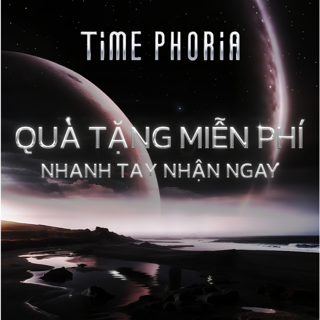 [Quà tặng] dây buộc tóc màu bạc - Time Phoria
