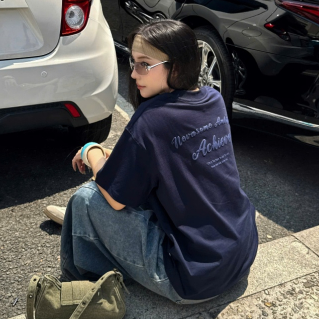 Áo Thun Boxy Achieve Nevasome Cotton 250gsm Local Brand Tay Lỡ Boxy Rộng Nam Nữ Menswear Womenswear