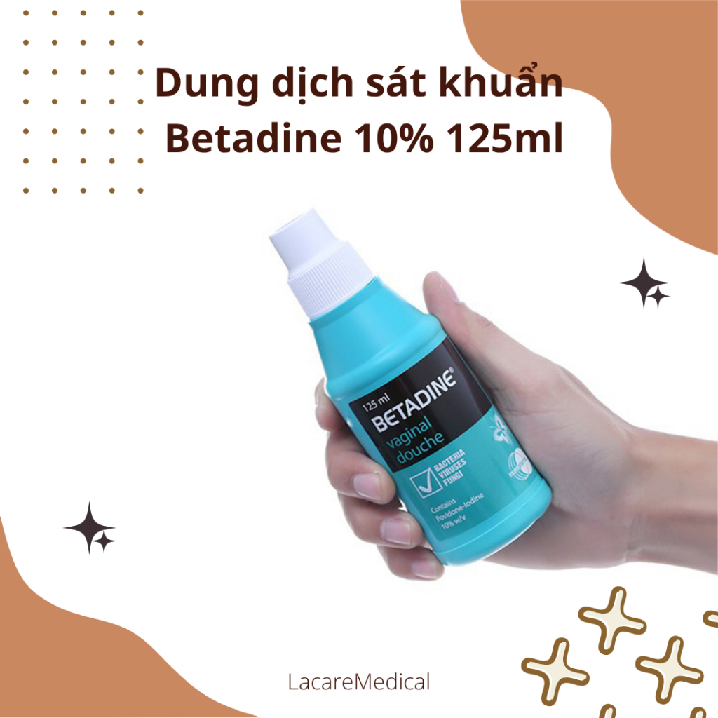 Dung dịch sát khuẩn Betadine 10% 125ml