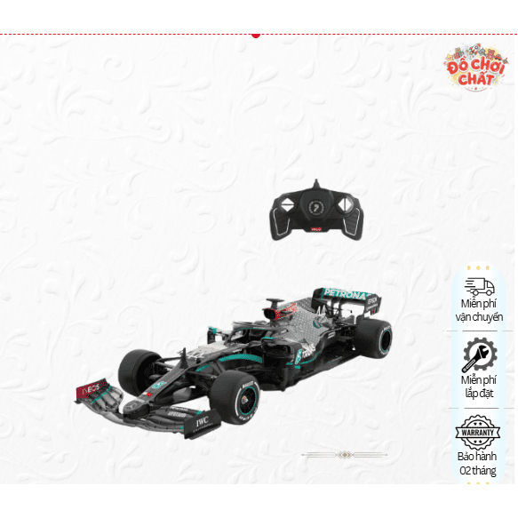 Xe ô tô điều khiển từ xa F1 Mercedes cao cấp cho bé