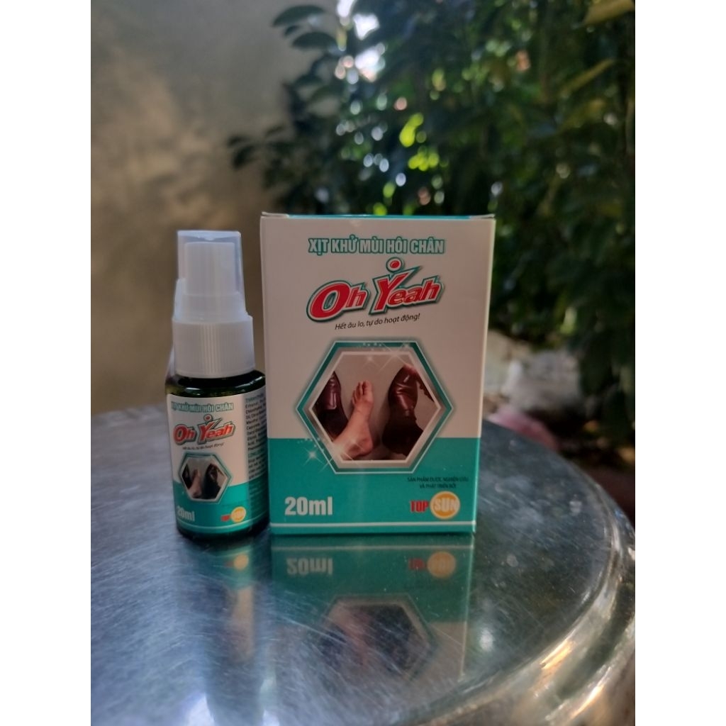 Xịt khử mùi hôi chân Oh Yeah 20ml