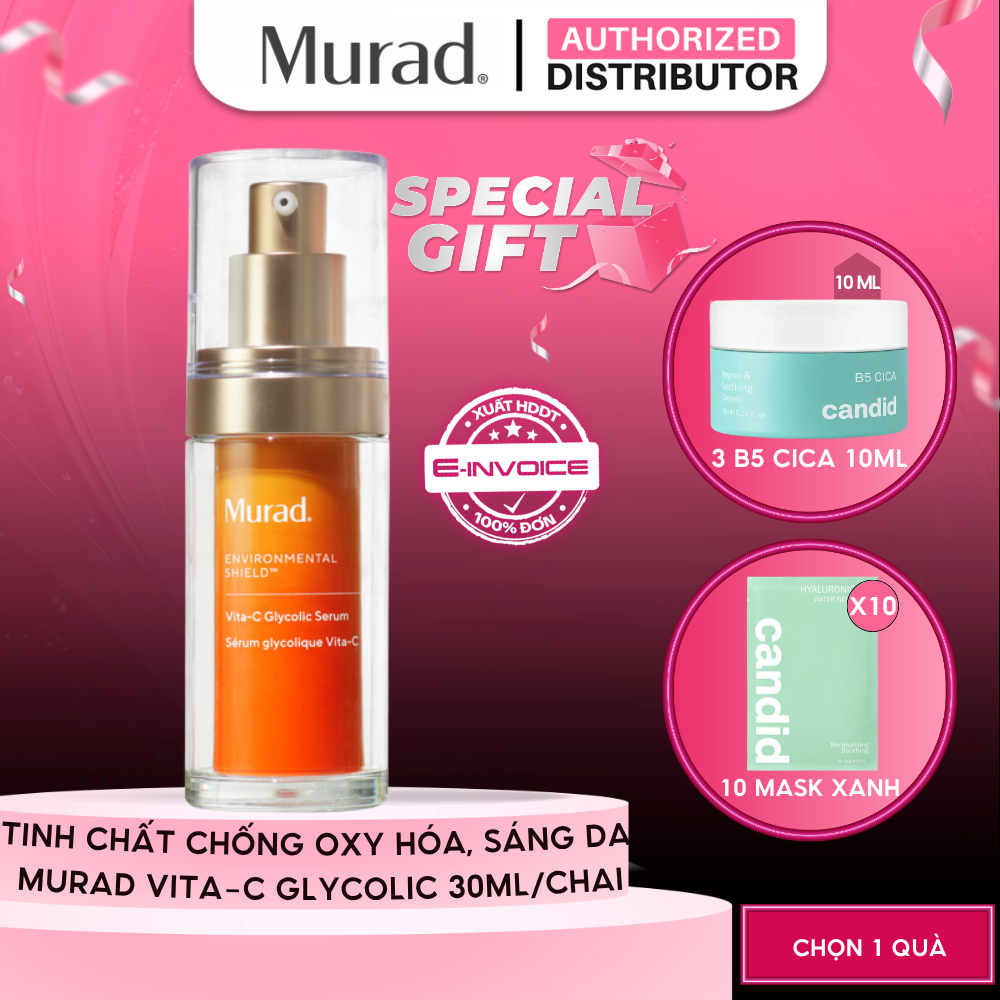 Tinh Chất Vitamin C Sáng Da, Mờ Thâm Murad Vita-C Glycolic Brightening Serum 30ml