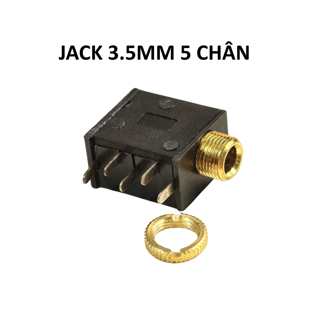 Jack cái 3.5mm 5 chân chất lượng giá 5 cái