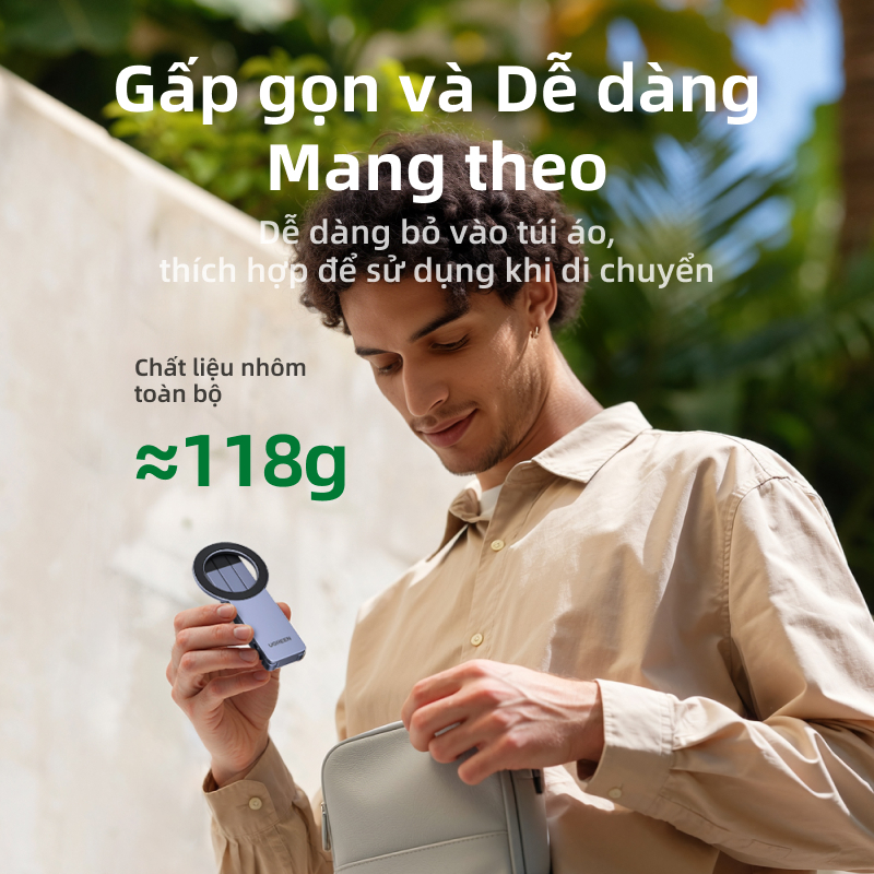 Giá đỡ điện thoại từ tính Ugreen Mount Magsafe Chân máy từ tính Thích hợp cho vlog / Chụp ảnh / Cuộc họp trực tuyến | BigBuy360 - bigbuy360.vn