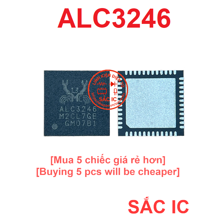 [A182] ALC3246 3246 IC âm thanh trên bo mạch - Mới nguyên bản - Original NEW