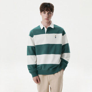 Áo Sweater WHO.A.U Steve Rugby Stripe Sweatshirt_WHMAG2221U
