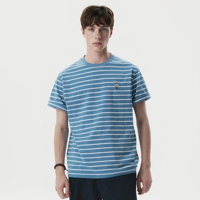 Áo Thun WHO.A.U Steve Stripe Short Sleeve T-shirt_WHRSG2321U