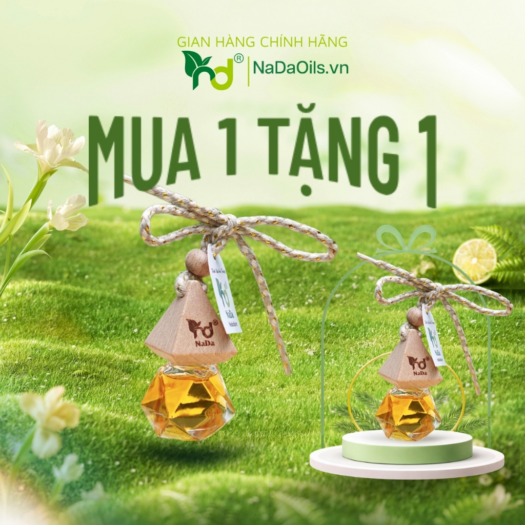 [MUA 1 TẶNG 1] Túi Treo Tinh Dầu Nada Oils | Khử Mùi Ô Tô, Tủ Quần Áo, Phòng Nhỏ, WC Đầy Đủ 26 Mùi