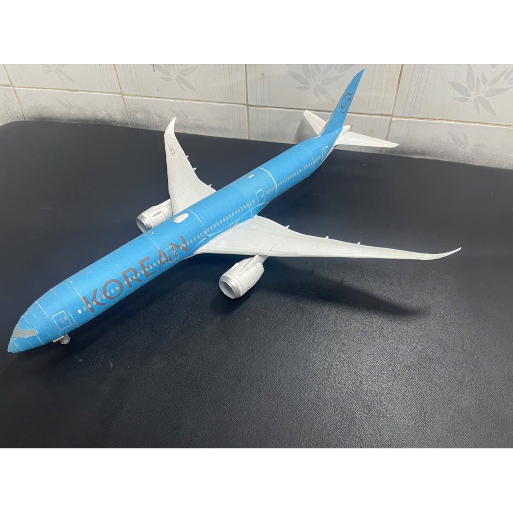 B787-10 korean air tỉ lệ 1/120 mô hình giấy(đọc mô tả)