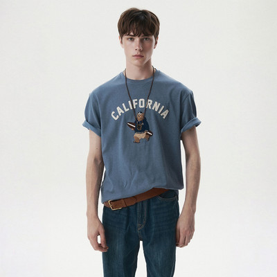 Áo Thun WHO.A.U Steve Patch T-Shirt_WHRAG2421U
