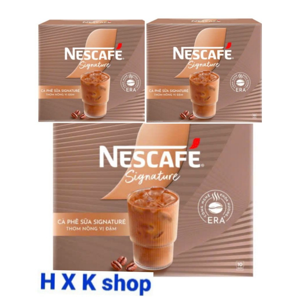 combo 3 hộp 280gr NESCAFE Signature sữa, hsd 11/2026