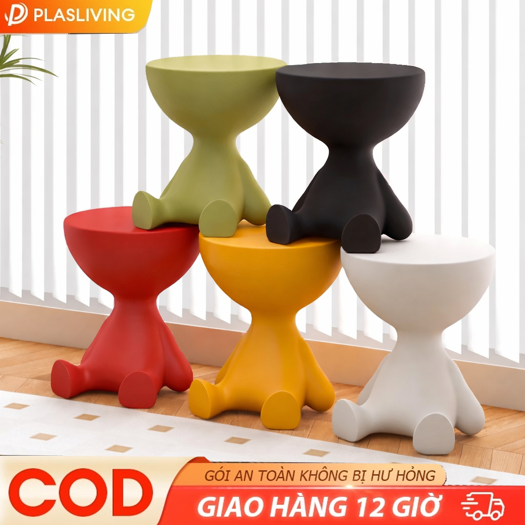Plas Bàn Cạnh Sofa Bàn Bên Phòng Khách Phòng Ngủ Nhỏ dễ thương Gọn Dễ Vệ Sinh Vật liệu chất lượng