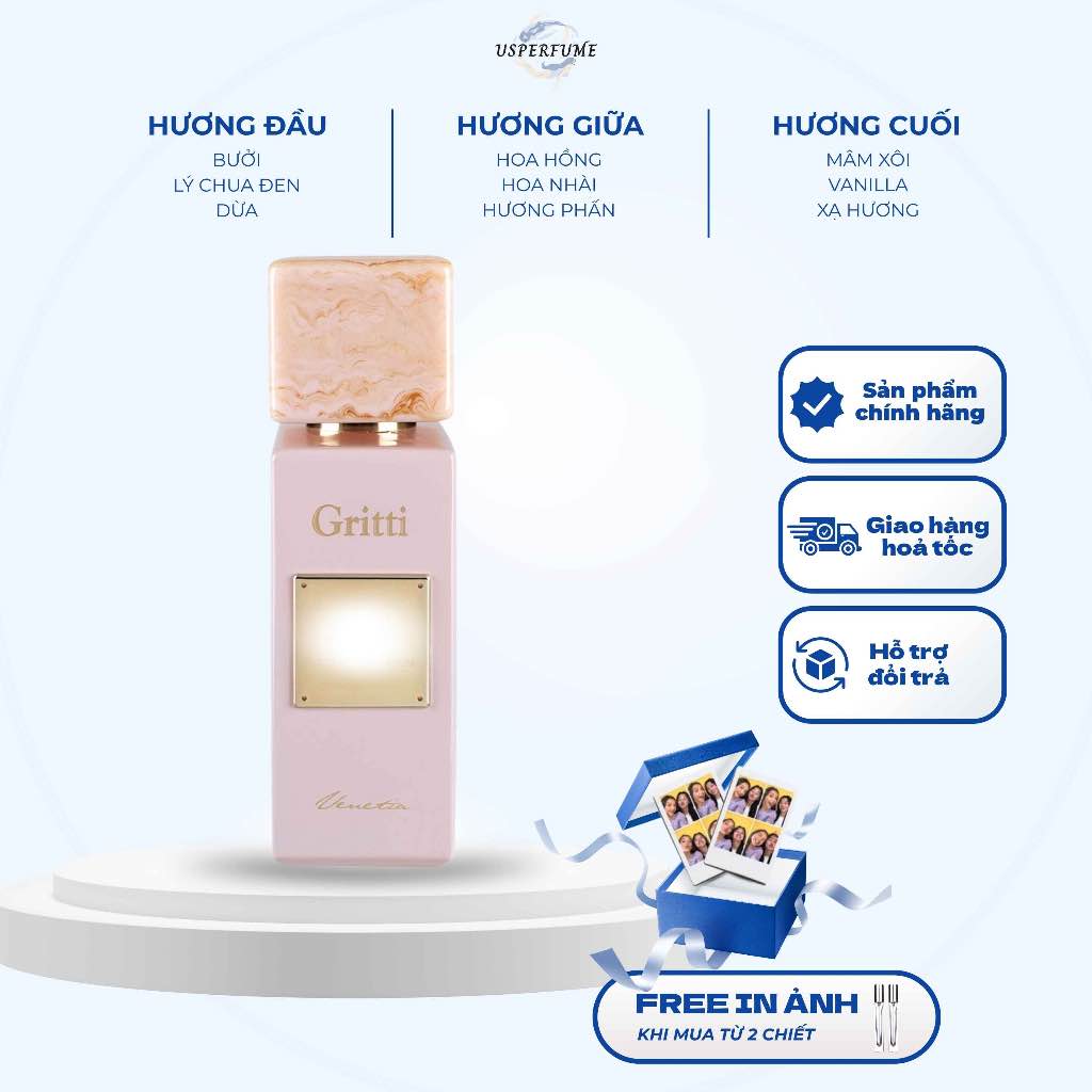 Nước hoa nữ Gritti 10ml | USPERFUME