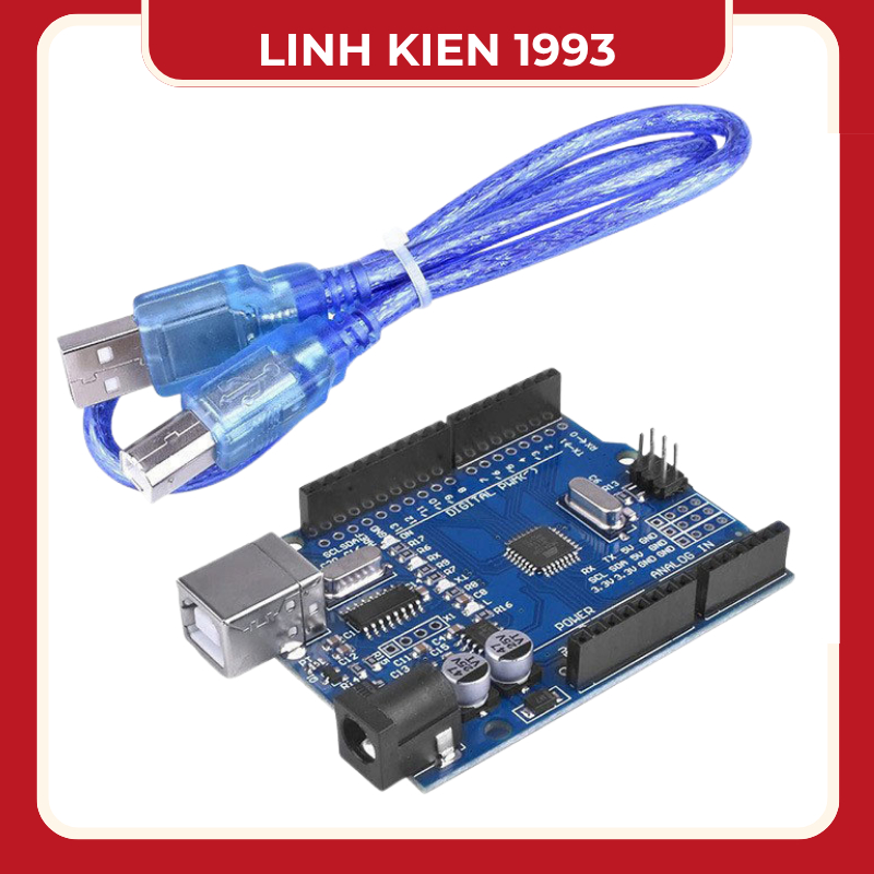 Mạch Arduino Uno R3 ATmega328P Kèm Cáp