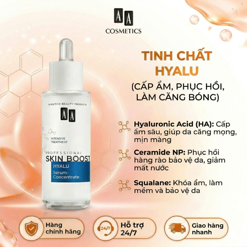 Huyết Thanh Ẩm Chuyên Sâu Cao Cấp AA Hyalu của AA Cosmetics