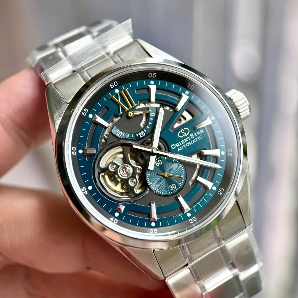 Đồng Hồ Nam Orient Star Joker Skeleton RK-AV0134E Automatic Size 41 Green New 2026
