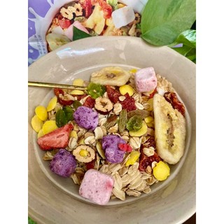 [Xả Hàng] Ngũ Cốc Giảm Cân Ăn Kiêng Mix Hạt, Sữa Chua Tím, Hồng Đậm 400g