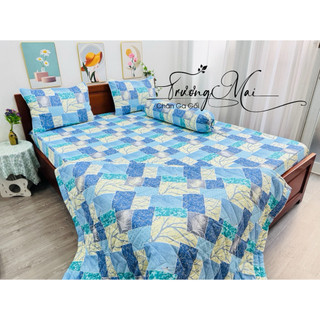 Ga gối Thắng Lợi (hàng HIỆU) 100% cotton 4 món không kèm chăn