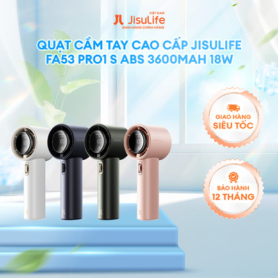 Quạt Mini Cao Cấp JISULIFE FA53/FA53PRO/FA55/FA55 2025 - LED Hiển Thị - Sử Dụng 12H - Bảo Hành Chính Hãng 12 Tháng