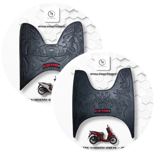 thảm cao su lót chân xe Vision các đời 2014 - 2026 MS02 (mỏng)