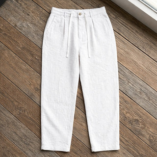Quần Đũi Linen Nam Ống Suông Dây Rút Cao Cấp – Thoáng Mát, Nhẹ, Form Chuẩn Hàn Quốc