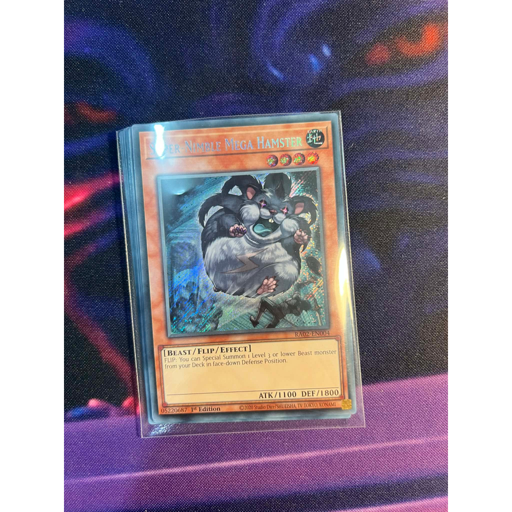 TGT Yugioh thẻ bài Yugioh chính hãng Super-Nimble Mega Hamster RA02-EN004