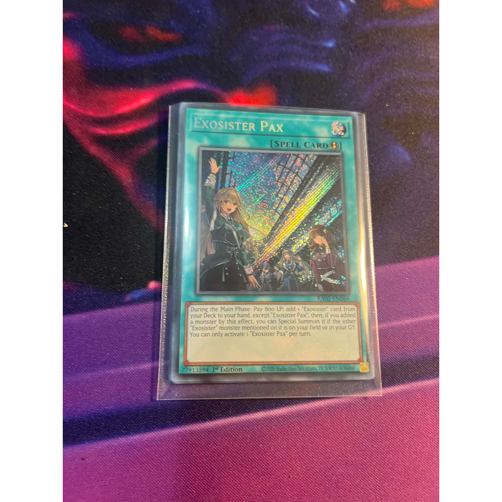 TGT Yugioh thẻ bài Yugioh chính hãng Exosister Pax RA02-EN066
