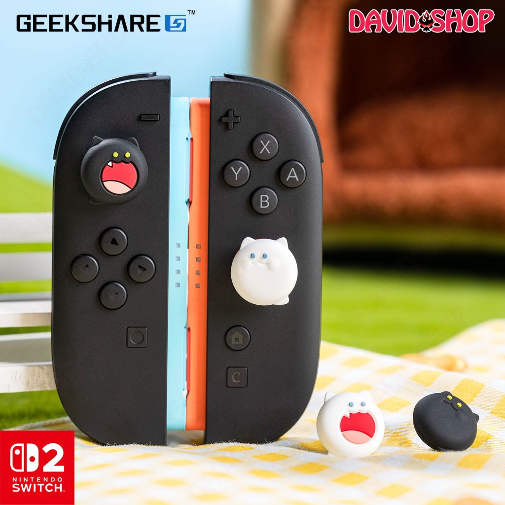 Núm bọc analog (GeekShare) Mèo Miệng Rộng cao cấp cho Joy-Con, Pro Controller 2 - Nintendo Switch 2