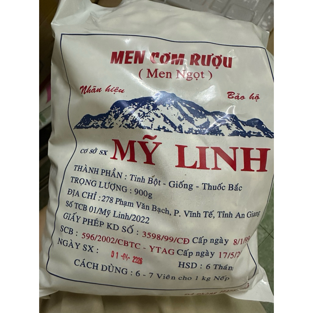 MEN CƠM RƯỢU (Men ngọt) NSX:01-04-2026